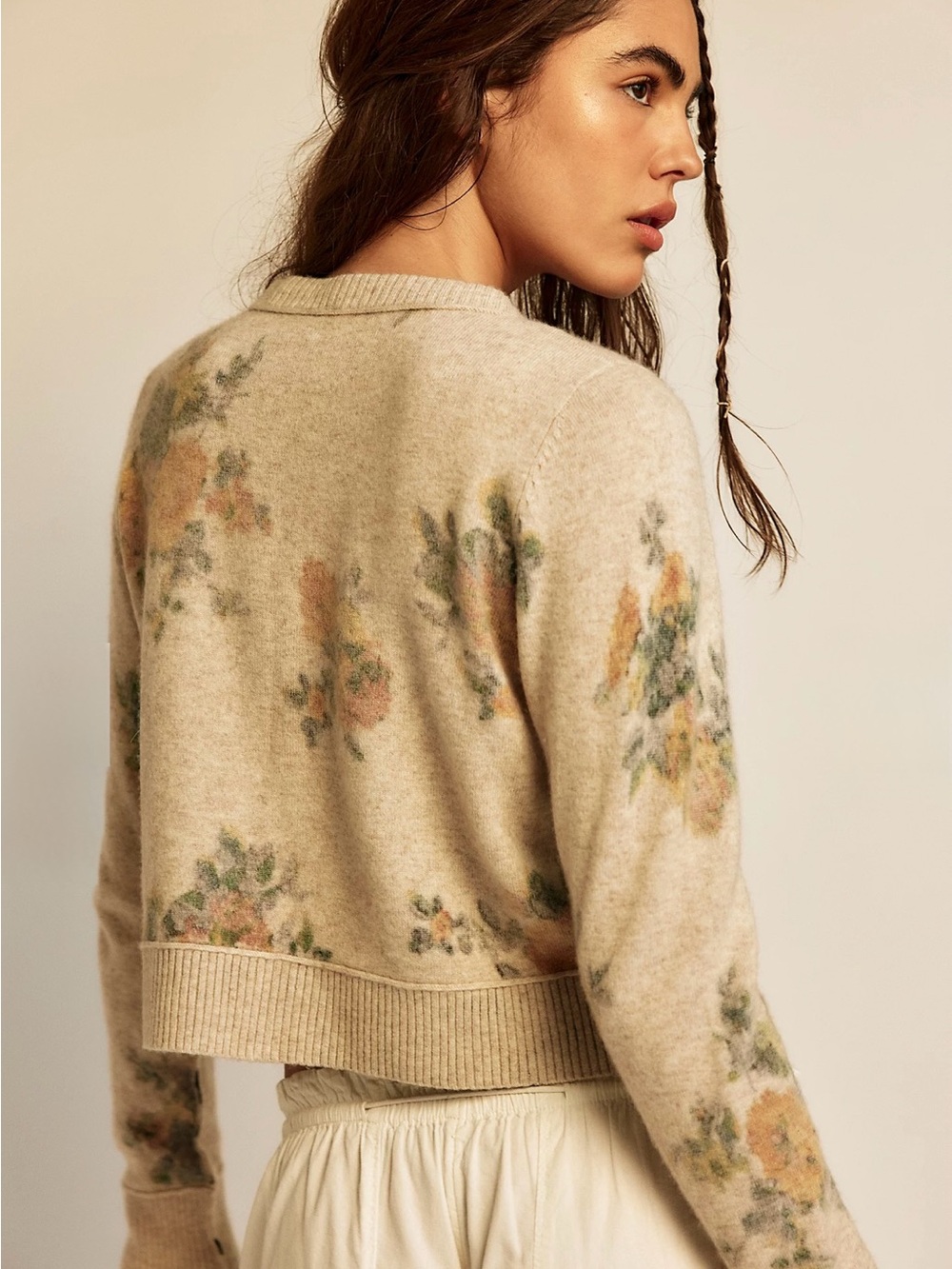 Free People Nocturnal Patterned Cashmere Cardi - Only worn once! - Picture 2 of 3